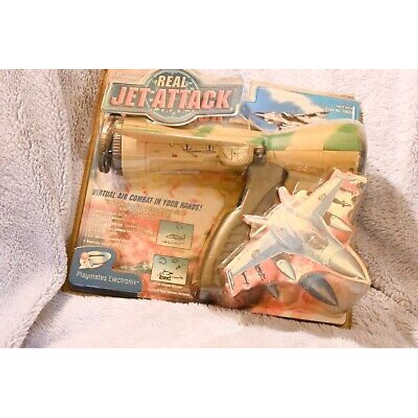 Vintage 1999 Real Jet Attack Hand Held Game Play Mate Toys New Scope