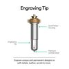 Cricut 2006978 Engraving Tip Plus QuickSwap Housing, Multicolour, Blade
