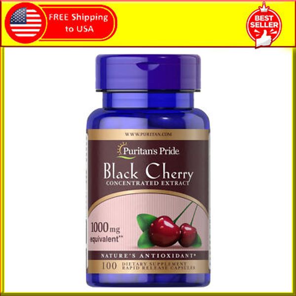 Black Cherry Concentrated Extract 250 Mg (1000Mg Equivalent), Dietary Supplement