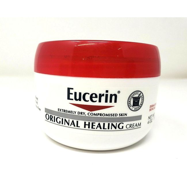 Eucerin Original Healing Creme Soothe Moisturize Severe Dry & Rough Skin 4oz New