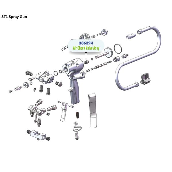 BINKS AIR CHECK VALVE ASSY (336394)