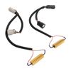 1 Pair Taillight Conversion Adaptor, Tail Light Conversion Harness LED Taillight Conversion Adaptor Wiring Connector for LTZ 2016‑2018