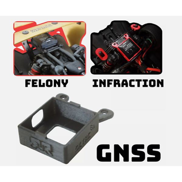 GNSS Mount for Arrma Felony & Infraction SkyRC GSM020 GPS Mount (Rear)