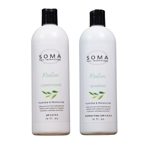 Soma Moisture Shampoo & Conditioner 16 oz. Set Duo