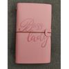 Boss Lady /Pink 🩷  Leather Journal/