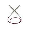 KnitPro 80 cm x 5 mm Nova Fixed Circular Needles, Silver