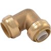 SharkBite 1 Inch 90 Degree Elbow, Push to Connect Brass Fitting, PEX Pipe,