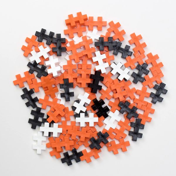PLUS PLUS – Mini Maker Tube – Red Fox – 70 Piece, Construction Building Stem Toy, Interlocking Mini Puzzle Blocks for Kids