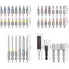 Bosch Professional 43 - Piece Screwdriver Bit and Nutsetter Set (Drill Accessories), Colour Coded, Variety Pack