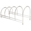 Delfinware Stainless SteelPlate Storage Rack, Stainless Steel, Silver