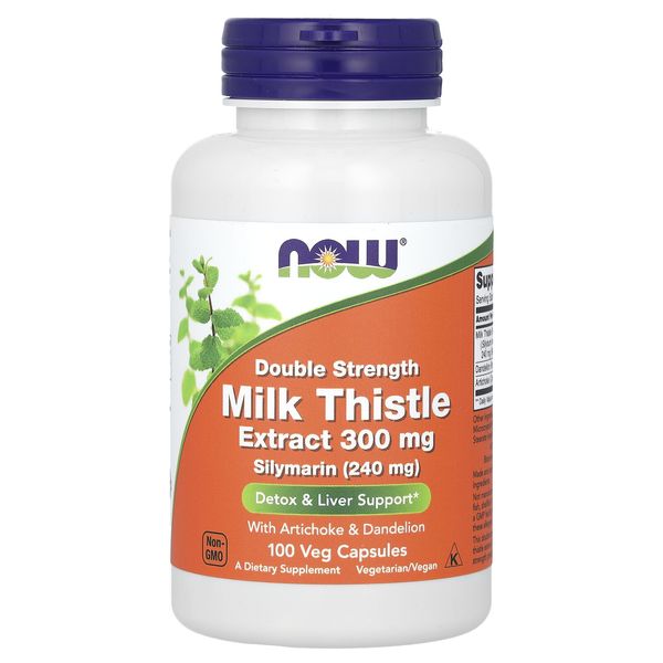 Milk Thistle Extract, Double Strength, 300 mg, 100 Veg Capsules
