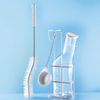 Urine Bottle Set (Clear Urine Bottle, Brush and Holder with Lid)