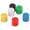 180 pièces Breadboard Tact Tactile Push Button Cap 6 Colors ABS Plastic Push Button Round Cover for Replacement