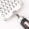 Sourcingmap Plastic Handle Home Restaurant Vegetable Cheese Grater Zester Slicer Silver Tone