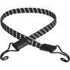 MASTER LOCK Flat Bungee with Hooks [80 cm Bungee Cord] [Reflective Bungee] [Double Reverse Hook] 3229EURDAT - Ideal for Transporting, Packing and Securing Loads