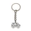 FizzyButton Gifts Ambulance Charm Keyring Key Ring with Silver Tone Keychain