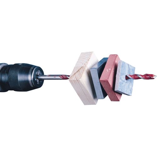 Alpen 17200600100 "Profi Multicut" Tungsten Carbide Multi Purpose Drill Bits, Grey, 6.0 mm x 100/54 mm
