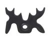 Imperial Billiard/Pool Cue Accessory: Slip-On/Portable Moosehead Bridge Head, Plastic, Black