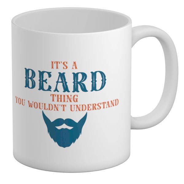 Shopagift Beard Thing Mug November Mustache Beard White 11oz Large Ceramic Cup