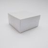 10 x White Pearlescent Scallop Lid Wedding Favour Boxes