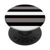 Grey Black White Stripes Striped Modern Trendy Pattern PopSockets Swappable PopGrip