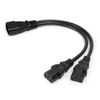IEC Splitter UPS Server Y Splitter C14 to 2 x C13 Power Extension Cable