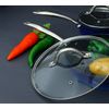 15 PCS Nonstick Hammered Granite Kitchen Cookware Cooking Pots Pans Set Blue