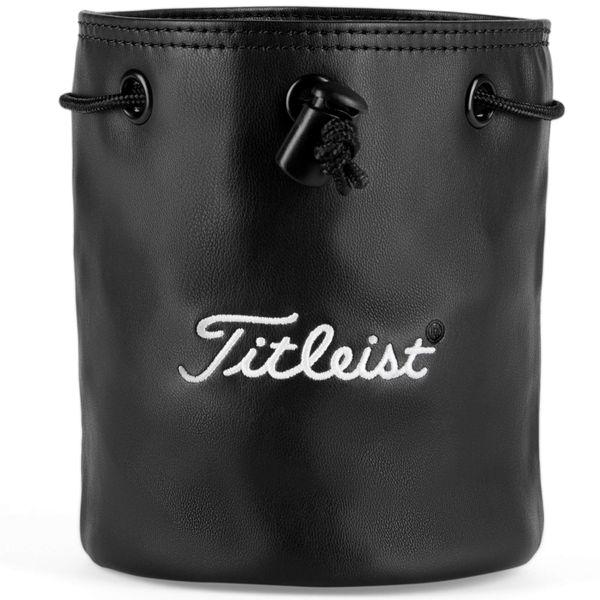 Titleist Unisex Classic Premium Golf Valuables Pouch, Black