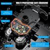 15W Wireless+USB Charging Phone Holder Mount Universal for Motorcycle Handlebar