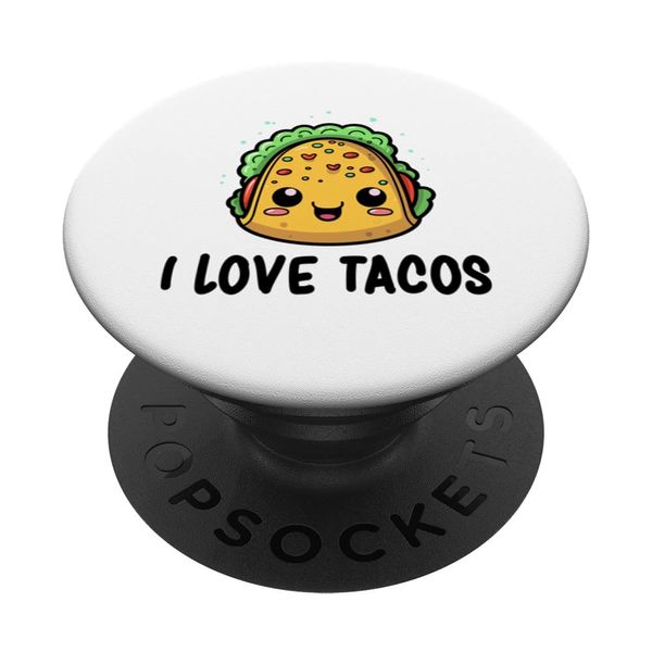 Ich liebe Tacos PopSockets mit austauschbarem PopGrip