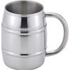 Kakusee Vacuum Double Layer Stein for 11.8 fl oz (350 ml) Silver