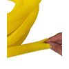PE Yellow Corrugated Conduit Flexi Pipe Tube Split 23mm - 5m