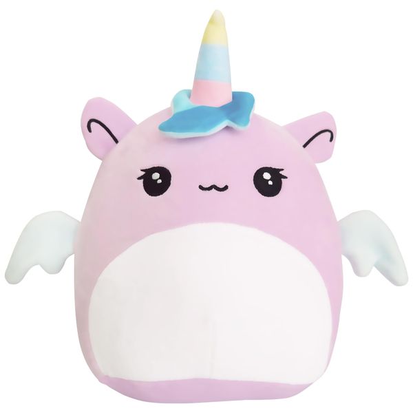 20cm Unicorn Plush Pillow Toys,3D Cute Stuffed Unicorn Pillow Doll Squishy Cotton Plushies Doll,Super Soft Toy Gift for Kids Girls Birthday Present Kids Collection Home Decoration