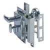 Perko 0918DP0CHR Regular-Bevel Rim Lock Set with Box Strike, Silver