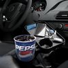 Chulovs Cup Holder Expander for Car Multifunctional Tray with 360° Rotating Table Adjustable Base (Black)