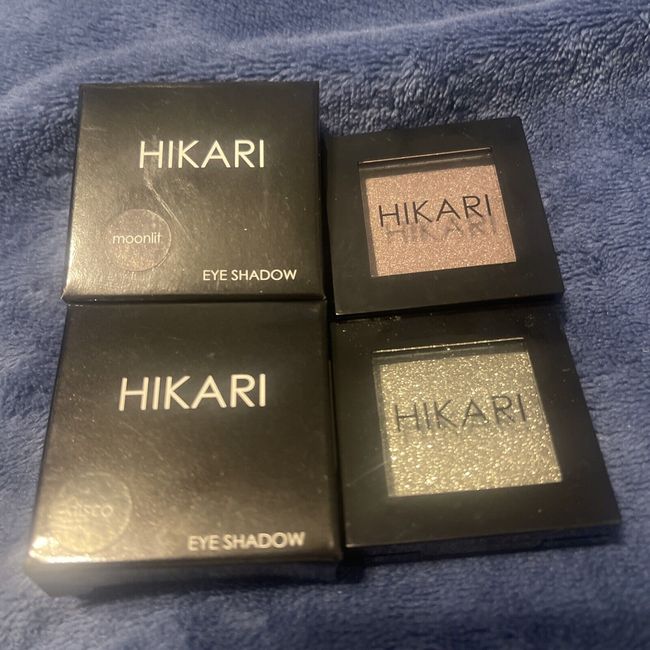 Hikari Cosmetics Cream Pigment Eyeshadow Lot Moonlit & Disco Metallic Shades