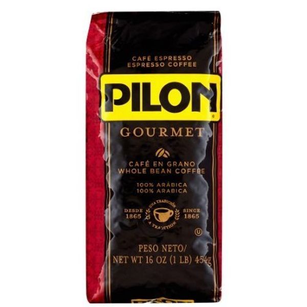 Pilon Gourmet Whole Bean Restaurant Blend Espresso Coffee, 16 Ounce