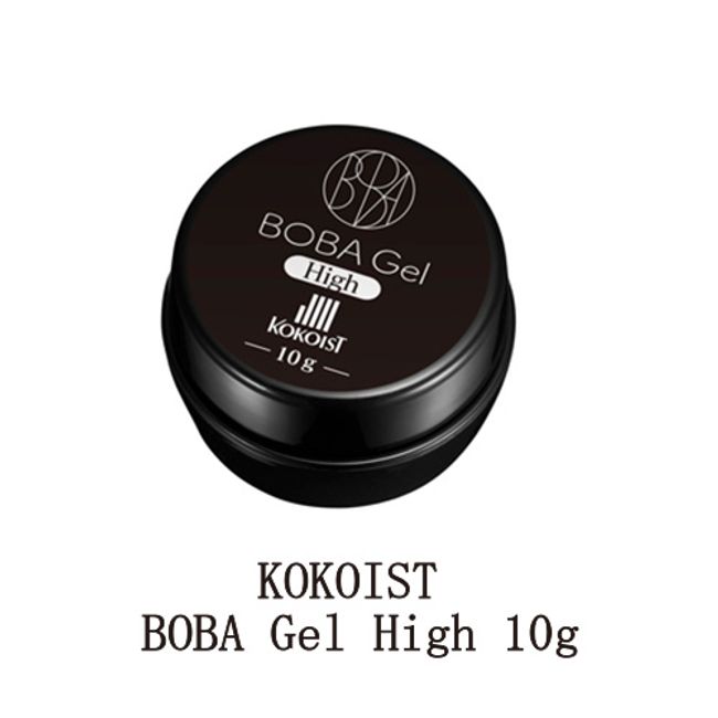 KOKOIST BOBA Gel 10g High High Gummy-like solid gel Gel nail Hard texture Clear gel Soft gel type Soak-off type Ring nail Nail art Nail parts Accessories Self-nail Nail supplies New