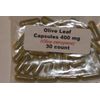 Olive Leaf Capsules (Olea europaea) 30 count 400mgeach