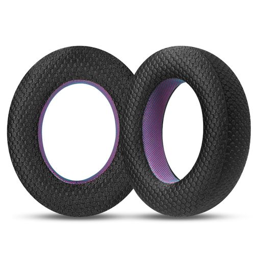 Jomwag Breathable Mesh Replacement Earpads for Focal Clear MG PRO/Utopia/New Utopia ELEGIA, Black/Purple
