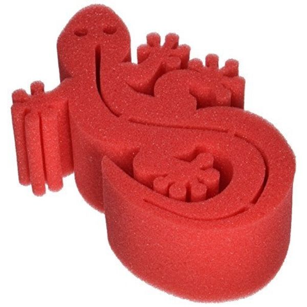 Ruby Red Paint Face Paint Sponge Brush Holder - Gecko Red