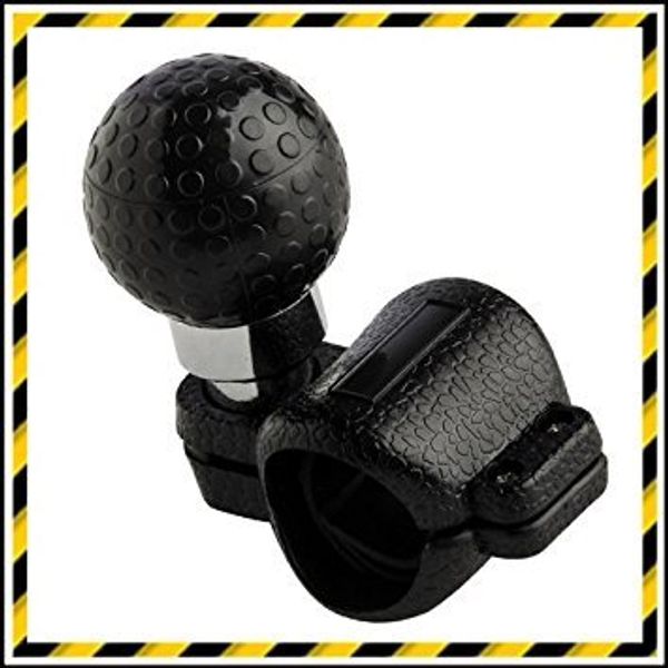 Steering Wheel Aid /Power Handle - Black Golf Ball style