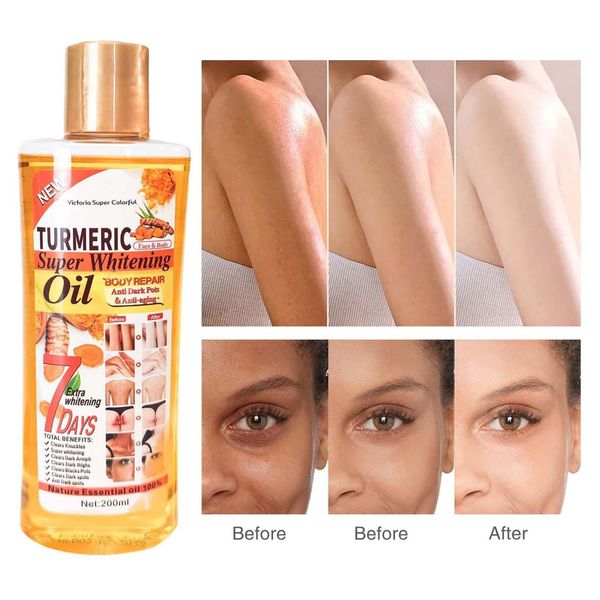 Turmeric Super Whitening Oil, 7 Days, 200ML
