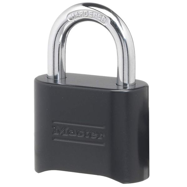 Master Lock 178D Set Your Own Combination Padlock, Black, 1 Pack