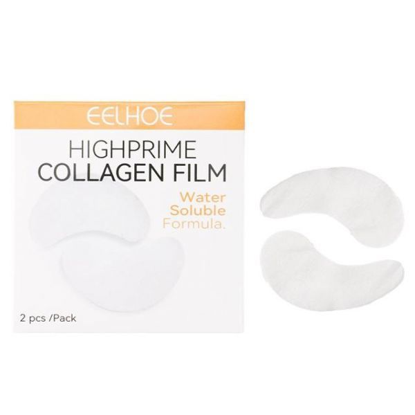 Collagen Soluble Film Patch Hyaluronic Acid Repair Remove Dark Circles Moisturizing Firming Mask Skin Care 2 Pieces