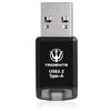 TRIDENITE USB 3.2 Type-A MicroSD Memory Card Reader Adapter (DDR-200, Includes 185MB/s SPEEDY MicroSD 512GB)