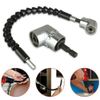 105° Right Angle Extension Drill Adapter Impact Driver Hex Bit Flexible Shaft ET