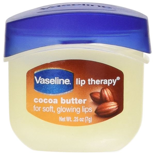 Vaseline Lip Therapy Cocoa Butter 0.25 oz. Jar (Display of 8)