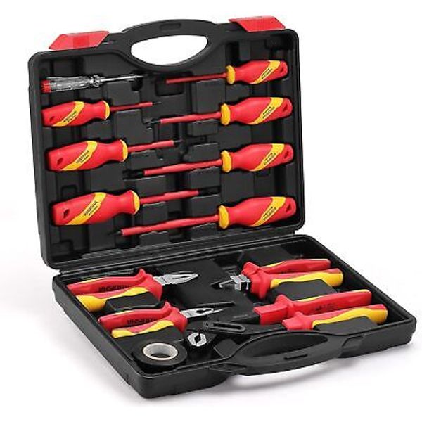 KBOISHA Insulated Screwdriver & Plier Set, 1000V Electrician...