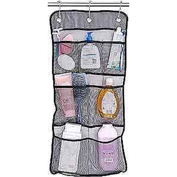 Shower Organizer, Shower Caddy or Bathroom Organizer with Quick 1 Pack-Black